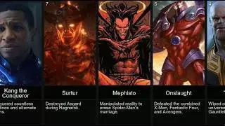 Ranking Every Marvel Villain From Weakest to the Most Powerful!
