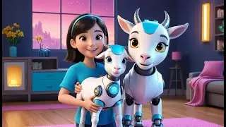 Mary Had a Robot Goat | Fun Robot Song for Kids | Nursery Rhymes & Songs for Children