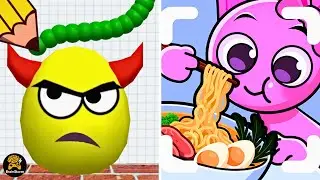 Monster Mukbang Vs Draw To Smash | Max Gameplay | BrainStorm EP-0879