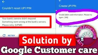 (New trick) Invalid debit card information google pay (tez) problem solved (PART2)