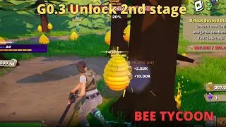GAMEPLAY BEE TYCOON MAP FORTNITE CREATIVE BEE TYCOON ADVENTURE FORTNITE  2nd stage G 0.3 tutorial