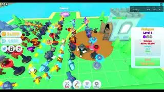Roblox - Defense Island by TBlox Studios - part 4 review and game play.