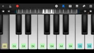 How to play C418 Minecraft Sweden On Mobile Piano | @ShauryaRawal