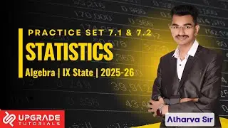 7. Statistics | Class 9 State Algebra | MH Board | Ex 7.1 & 7.2  By Atharva Sir