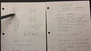 Bullet collision thought experiment