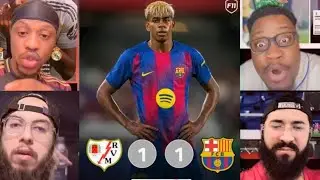 🚨 𝗖𝗢𝗡𝗧𝗥𝗘𝗖𝗢𝗨𝗣 ! Le Bar&ccedil;a frein&eacute; par le Rayo malgr&eacute; le but de Lamine Yamal 😱🔵🔴#barcelona 