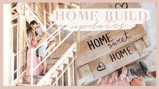 HOUSE BUILD UPDATES | Progress tour + writing messages on the framing! 🏡✨