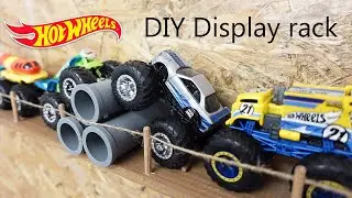 DIY display rack for hotwheels monster trucks Part 1
