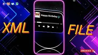 Happy birthday xml |🎉 i phone  status | 😇 Birthday xml | #alightmotion ༺༻#roo__shan_editz