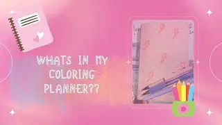 I revamped an out of date planner | Adult Coloring Planner| Adult Coloring