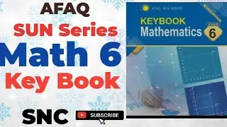 Afaq Sun Series Mathematics 6 Keybook | Solve book | Afaq publisher | 2DP