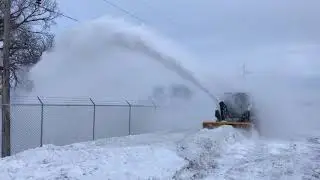 HitchDoc Skid Steer Snow blower