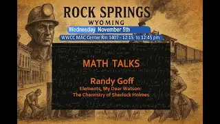 Math Talks with Randy Goff  11-05-2025
