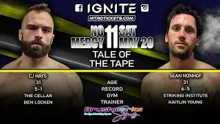 FULL FIGHT: CJ Hayes vs Sean Nanhof