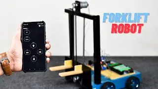 Remote Control Forklift Robot || ENGINEERING UNIVERSITY DEMO PROJECTS || ZerOne Projects