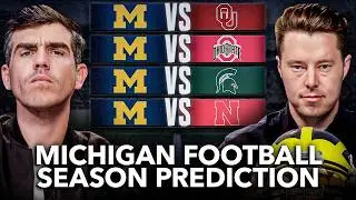 MICHIGAN FOOTBALL 2025 Record Predictions | Crain & Company