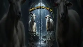 समझदार बकरी और घमंडी भेड़ |🐑🐐       #बकरी_और_भेड़ #HindiKahani #MoralStory #ShortKahani #AnimalStory