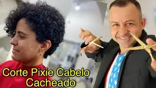 Corte Feminino Pixie cut Cabelo Cacheado @MoisesCabeleireiros