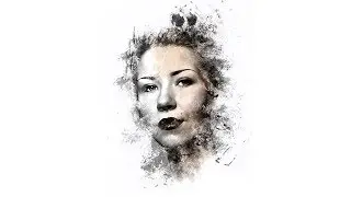 Photoshop Tutorial : Ink Smudge Effect in Photoshop