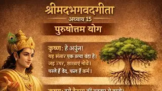 श्रीमद्भगवद्गीता अध्याय 15 | पुरुषोत्तम योग | आत्मा और परमात्मा का रहस्य | Hindi
