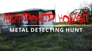 Abandoned House metal detecting hunt. Creepy old house with the Whites Spectra V3i metal detector.