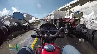 Babusar Top Ride On Bike from Lulusar Jheel Naran kaghan pyala Lake Balakot GoPro 2018 Pakistan