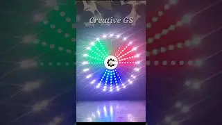 Pixel led light//(8&times;24) Chakri Board #shorts