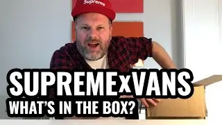 Supreme Vans Unboxing