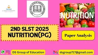 SLST NUTRITION 2025- QUESTIONS DISCUSSION WITH SOLUTION ::  Part 1 #slst2025  #slstnutrition