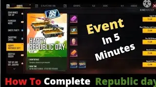 How To Complete Republic Day Event In Free Fire|| Republic Day Event Kaise Complete Kare In Hindi