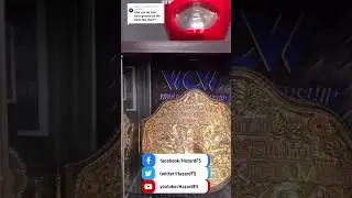 WWE Belt Display #shorts #wwe #wrestlemania #Collection WWE Replica Belt Review