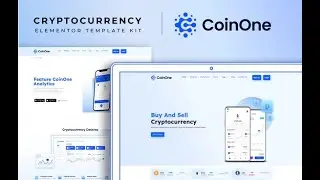 How To Check Demo CoinOne &ndash; Cryptocurrency Elementor Template Kit 2.50 $ Only