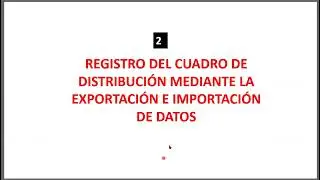 Registro del Cuadro de Distribucion Dotacion 2023 en el Modulo Complementario