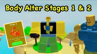 I Unlocked Stages 1 & 2 BODY ALTER in Roblox NO LIMIT LIFTING SIMULATOR!