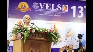 Smt. Nirmala Sitharaman's convocation address at the 13th Convocation of Vels University