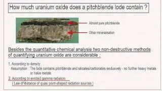 How much uranium oxide does a pitchblende lode contain?
