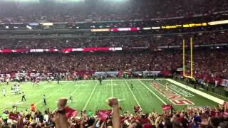 Matt Bryant's Game Winning Field Goal Live! | Seahawks vs. Falcons 1/13/13 | NFL Divisional Playoffs