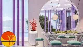 Futuristic Interior Meets Mediterranean Nature in an Ibiza Villa