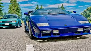 High Speed Traffic Crashes #1 - BeamNG.drive