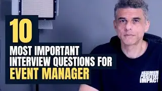 Job Interview QUESTIONS For Event Manager with ANSWERS. Interview Success Strategies.