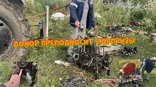 Донор преподносит сюрпризы. Разбираем серый двигатель.