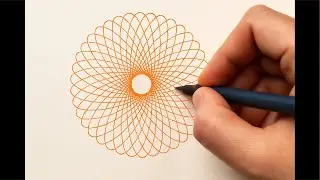 Galaxy Bloom Spirograph#GalaxySpirograph #SpaceLoop