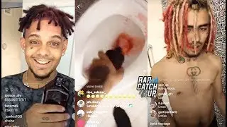 Smokepurpp Pours Lil Pump's Pint of Lean Down the TOILET!
