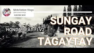 Sungay Road to Tagaytay City with Honda Beat Fi V2