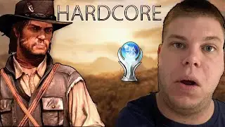 First Time Playing Red Dead Redemption! HARDCORE DIFFICULTY All trophies + DLC