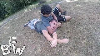Backyard Wrestling: Kevin Sarrow VS Rarest | GoPro Footage