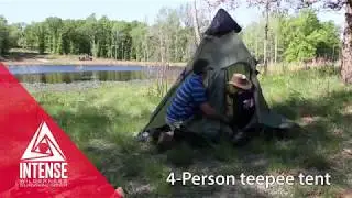 Intense 4-Person Teepee Tent