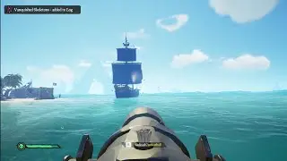 Sea of Thieves - Sinking a brig with a cannon rowboat