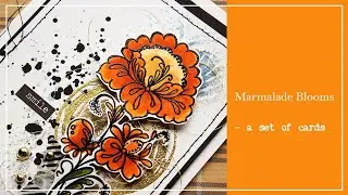 Marmalade Blooms - a set of cards
