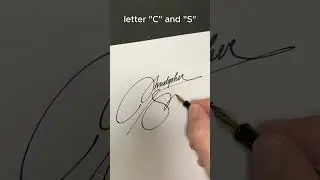How to write the letter&ldquo;C